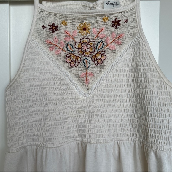 Others Follow Cream Pink Sleeveless Halter Tank Top - Picture 2 of 7